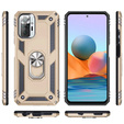 Pancierované obal na mobil pre Xiaomi Redmi Note 10 Pro, Nox Case Ring, zlaté