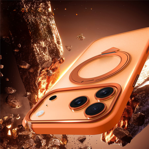 SULADA Magnetic Matte - puzdro MagSafe so stojanom pre iPhone 17 Pro