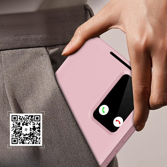 Flipové puzdro pre Samsung Galaxy A56 5G, Smart View Wallet, ružové