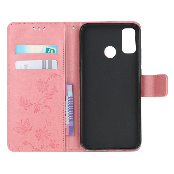 Klapkové puzdro pre Motorola Moto G30 / G10, Butterfly, modré
