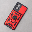Obal na mobil pre Motorola Edge 40 Neo, CamShield Slide, červené