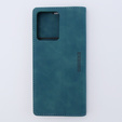 Puzdro pre Xiaomi Redmi Note 12 4G, ERBORD Vintage, peňaženka s chlopňou, modré