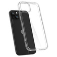 Puzdro Spigen pre iPhone 15, Ultra Hybrid, priehľadné + tvrdené sklo 9H