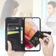 Klapkové puzdro pre Oppo Reno 11F 5G, Butterfly, čierne