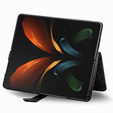 Klapkové puzdro pre Samsung Galaxy Z Fold 4 5G, Mandala, čierne