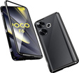 Puzdro pre Xiaomi Poco F6, Frame Case, čierne