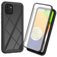 Puzdro pre Samsung Galaxy A03, Shockproof, s fóliou, čierne