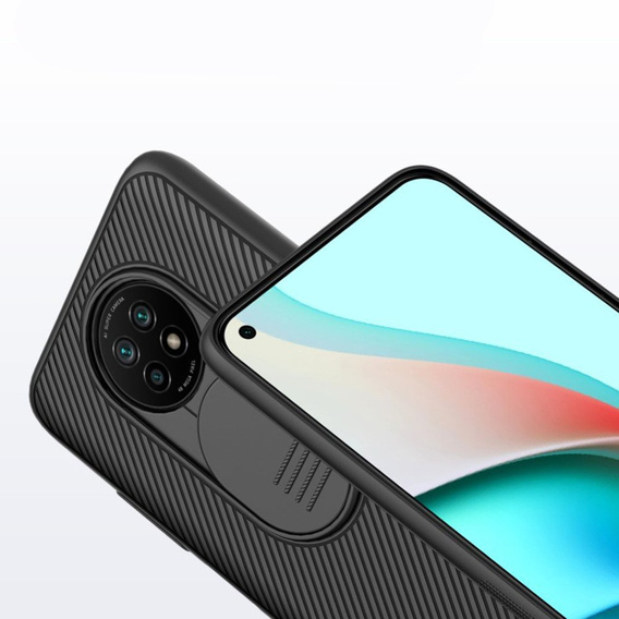Puzdro pre Xiaomi Redmi Note 9T 5G, pancierované Nillkin, CamShield Pro, čierne