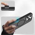 ERBORD puzdro s MagSafe pre iPhone 16 Pro Max, Matte Case, aktívne tlačidlo, matný / čierny