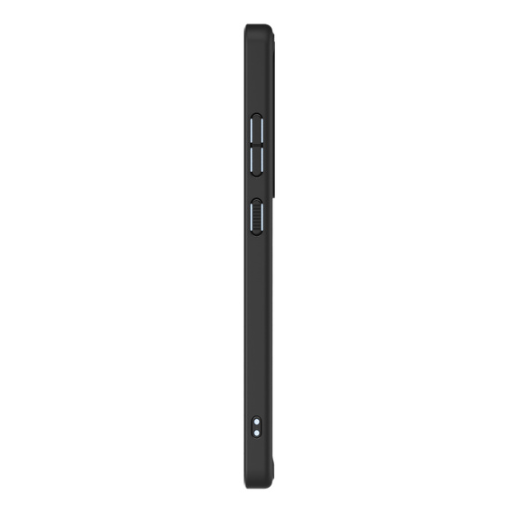 Puzdro Spigen pre Samsung Galaxy S25 Ultra, Ultra Hybrid, čierna / matná + tvrdené sklo 9H