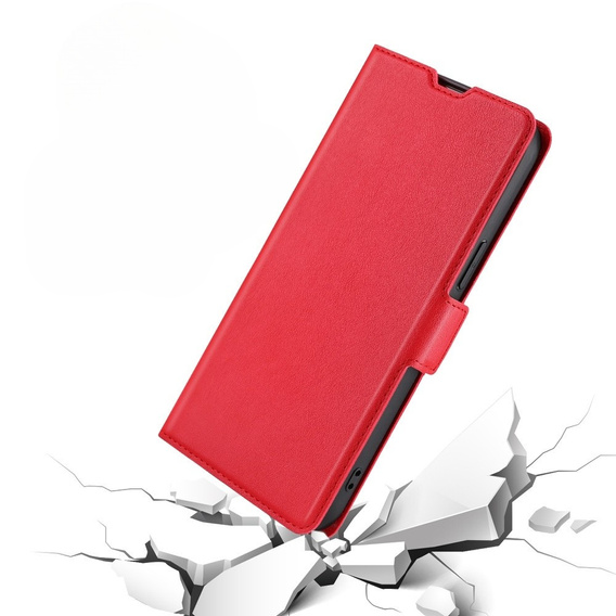 Klapkové puzdro pre Motorola Edge 30 Neo 5G, Wallet Thin Magnet, červené