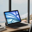 Puzdro s klávesnicou pre iPad Air 11" 2024, Magnetic Keyboard Touchpad, čierne