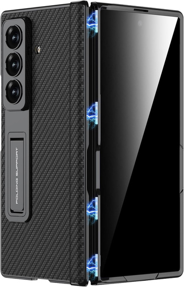 GKK puzdro so sklom a stojanom pre Samsung Galaxy Z Fold7 5G