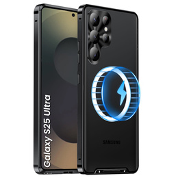 Ochranné puzdro na fotoaparát pre Samsung Galaxy S25 Ultra, CamShield MagSafe, čierne