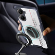 Puzdro pre Xiaomi Poco X7 Pro 5G, s magnetickým štítkom, transparentné / čierne