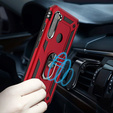 Pancierované obal na mobil pre Xiaomi Redmi Note 8T, Nox Case Ring, červené