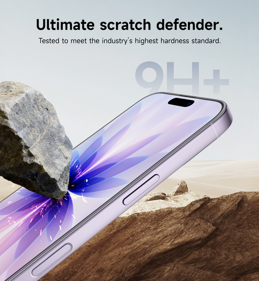 2x tvrdené sklo SURITCH pre iPhone 17/16 Pro