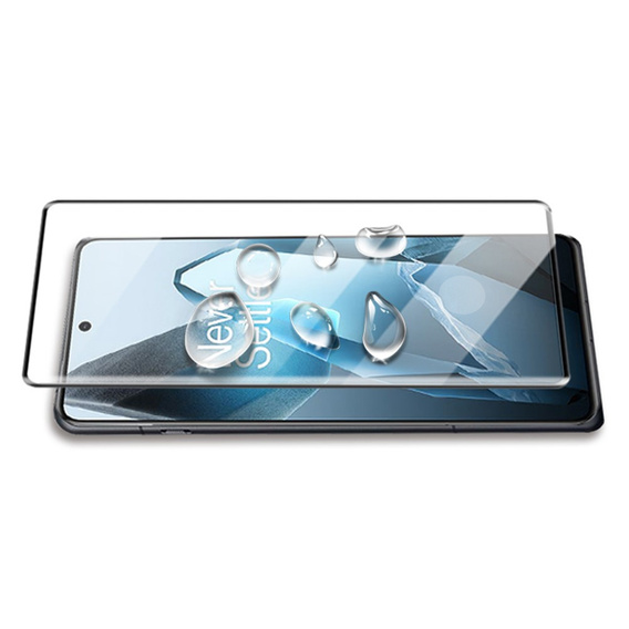 3D tvrdené sklo pre OnePlus 13, čierny rám