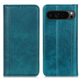 Klapkové puzdro pre Google Pixel 10 Pro XL / 9 Pro XL, s vreckom, kožené, zelené