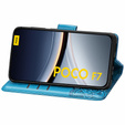 Klapkové puzdro pre Xiaomi Poco F7, Butterfly, modré
