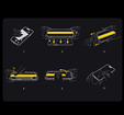 2x tvrdené sklo pre iPhone 13 Pro Max / 14 Plus, ERBORD Easy App Full Screen Protector