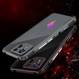 Puzdro pre ASUS ROG Phone 8 Pro, Armor Bumper, s krytom objektívu, čierna / červená