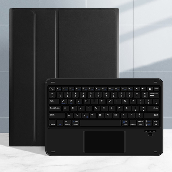 Puzdro + klávesnica iPad Pro 12.9 2022/2021/2020, JIUYU Keyboard, čierne