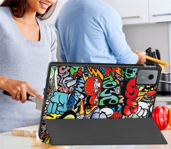 Puzdro pre Lenovo Idea Tab 11" 2025 TB336FU TB336ZU, s funkciou stojana, Smartcase, Galaxy