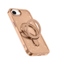 Puzdro iPhone 16e, Glittery Magnetic Kickstand, ružové rose gold