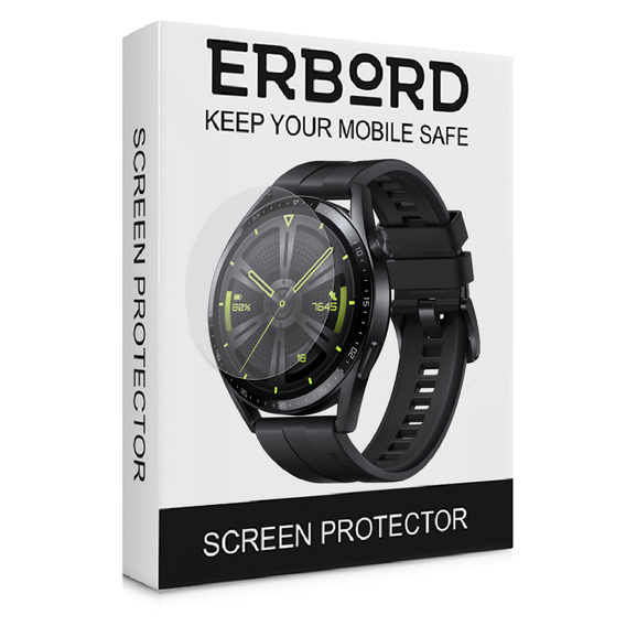 3x ERBORD Hydrogélová fólia pre Huawei Watch GT 3 46mm