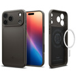 Puzdro Spigen pre iPhone 17 Pro, Thin Fit MagSafe, strieborná