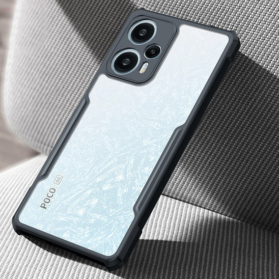 Obal na mobil pre Xiaomi Poco F5, AntiDrop Hybrid, čierne