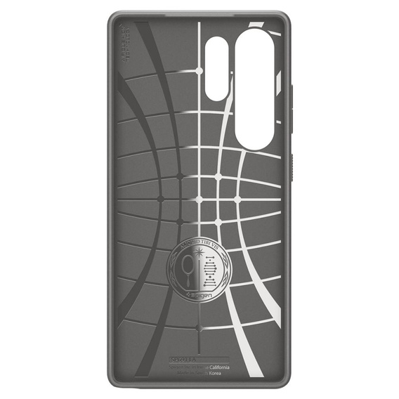 Puzdro Spigen pre Samsung Galaxy S25 Ultra, Liquid Air, sivé + tvrdené sklo 9H