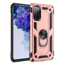 Pancierované obal na mobil pre Samsung Galaxy S20 FE, Nox Case Ring, ružové rose gold