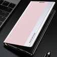 Klapkové puzdro pre Xiaomi 12 Pro, Side Magnetic, ružové