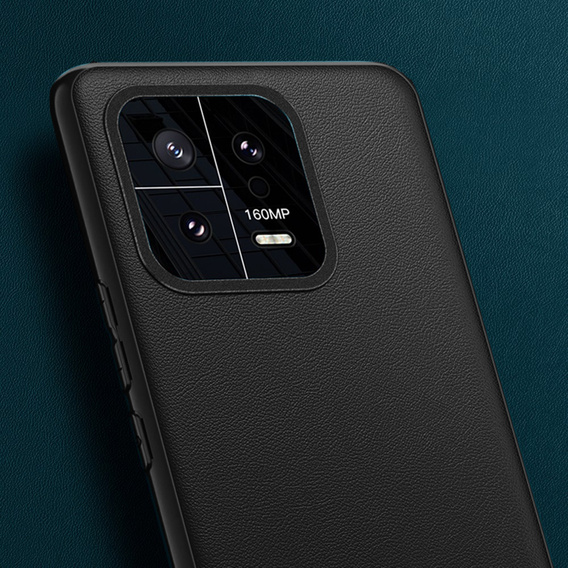 Kožené puzdro pre Xiaomi 13 Pro, leather hybrid, čierne