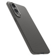 Puzdro Spigen pre Samsung Galaxy S25, Liquid Air, čierne + tvrdené sklo 9H