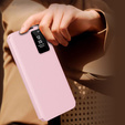 Flipové puzdro pre Samsung Galaxy S24 FE, Smart View Wallet, ružové
