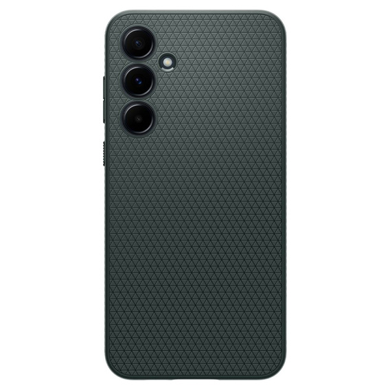 Puzdro Spigen pre Samsung Galaxy A55 5G, Liquid Air, zelený + tvrdené sklo 9H