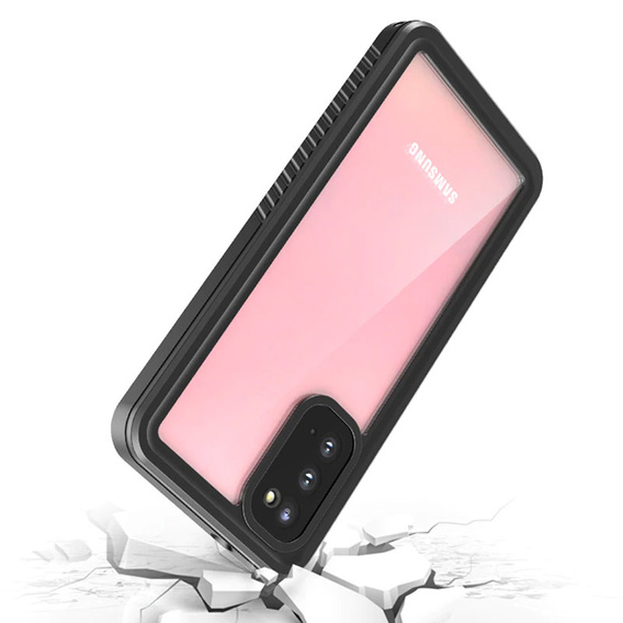 Vodotesné puzdro IP68 pre Samsung Galaxy S20 FE, čierne