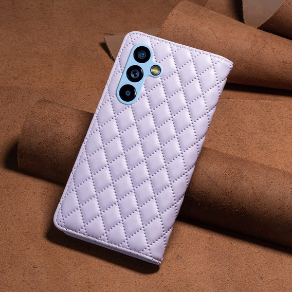 Klapkové puzdro pre Samsung Galaxy A54 5G, Wallet, BINFEN COLOR, fialové