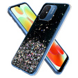 Obal na mobil pre Xiaomi Redmi 12C, Glittery, čierne