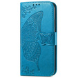 Klapkové puzdro pre Samsung Galaxy A56, Butterfly, modré