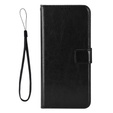 Klapkové puzdro pre Samsung Galaxy A56, Crazy Horse Wallet, čierne