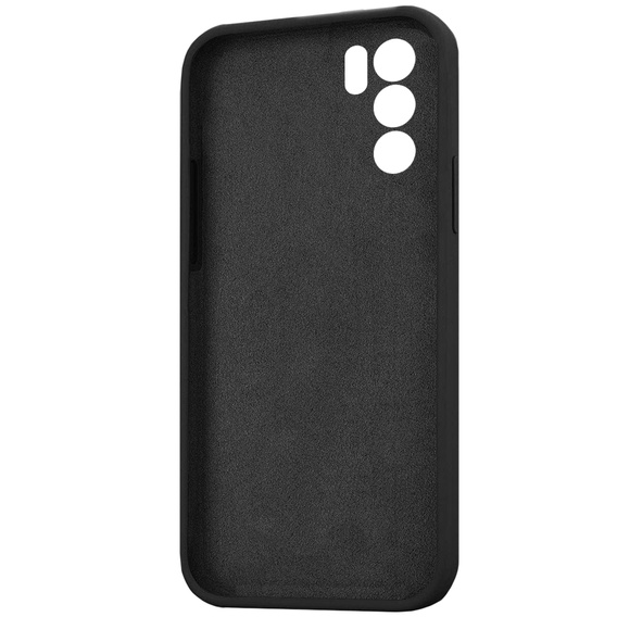 Obal na mobil pre Oppo Reno 6 5G, Silicone Lite, čierne