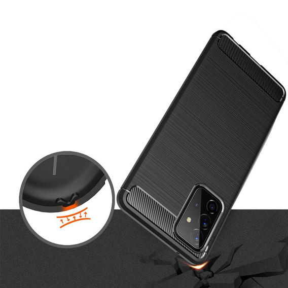 Obal na mobil pre Samsung Galaxy A53 5G, Carbon, čierne