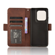Klapkové puzdro pre Motorola Edge 50 Ultra, Card Slot, hnedé