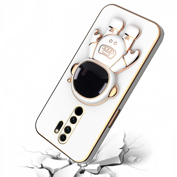 Obal na mobil pre Xiaomi Redmi Note 8 Pro, Astronaut, biele