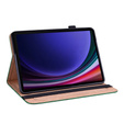 Puzdro pre Samsung Galaxy Tab S10 Lite / S10 FE / S9 FE / S9, Classic, s priestorom pre stylus, zelený