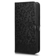 Flipové puzdro pre Motorola Moto G86 Power 5G, Wallet Rhombus, čierne